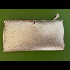 Kate Spade Gold Wallet